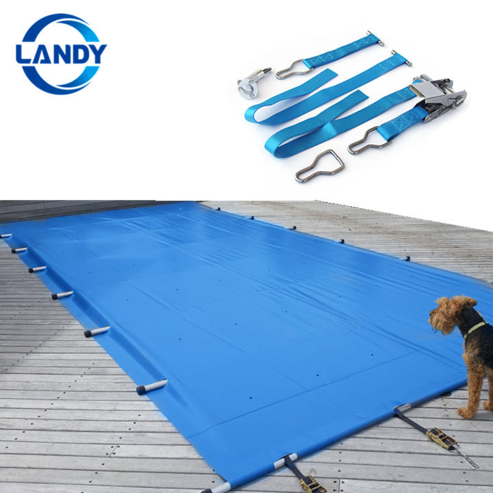 Blue PVC Safety Pool Cover
