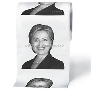 2ply/3ply altamente coleccionables novedad Hillary Clinton papel higiénico rollo caja de 100 - Product Image 3