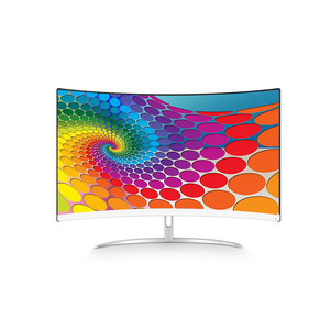 Blanco o negro ultra fino 2 K 27 pulgadas 144Hz curvada juego monitor LED - Product Image 1