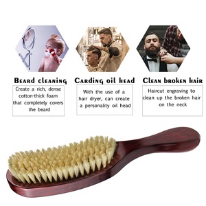 Spazzola per capelli <span class=keywords><strong>con</strong></span> spazzola per baffi in setola 360 onda <span class=keywords><strong>barba</strong></span> <span class=keywords><strong>con</strong></span> manico in legno personalizzato in legno - Product Image 5