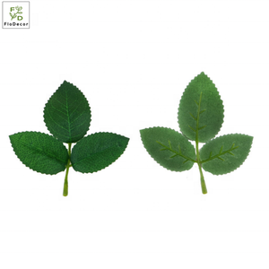 Qualità di Plastica Artificiale Foglie di Rosa Per Corona FAI DA TE Artigianato di Nozze Decorazione Della Casa di Disporre I Fiori - Product Image 5