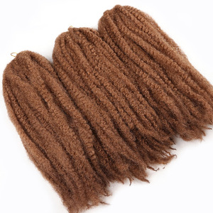 Cheveux synthétiques Afro Kinky Twist pour tresses au crochet, longs torsades <span class=keywords><strong>Marley</strong></span> pour tresses - Product Image 5