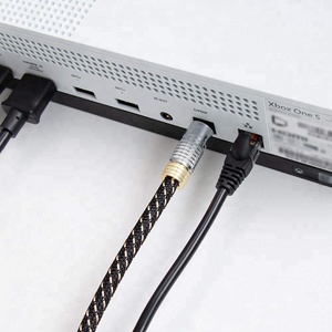 High Quality Toslink <strong>Cable</strong> (Toslink <strong>Optical</strong> <strong>Cable</strong>/<strong>Digital</strong> <strong>Optical</strong> Audio <strong>Cable</strong>) 6 Feet with Metal Connectors and Braided Jacket - Product Image 4