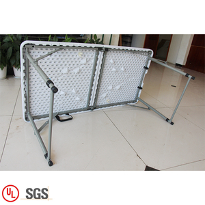 独創的なデザインヘビーデューティー調節可能な高さ折りたたみポータブル簡単折りたたみ折りたたみ折りたたみパーティーキャンプテーブルプラスチック - Product Image 4