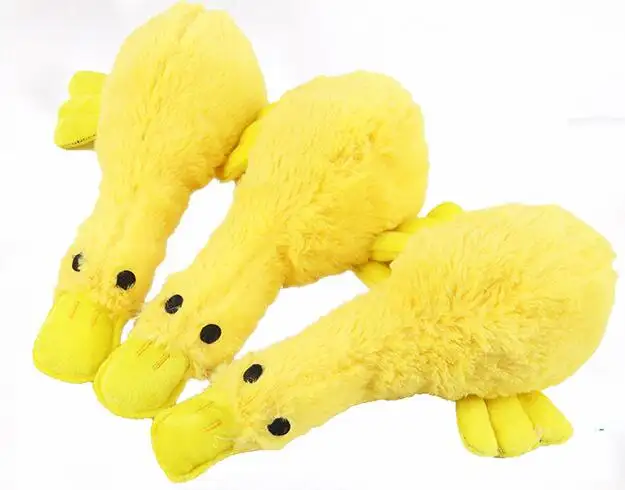 wholesale manufacturer plush stuffed squeaky dog toys duck