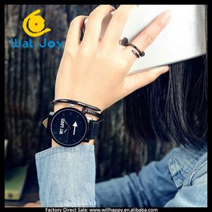 WJ-5941GOOD นาฬิกาควอตซ์สำหรับทั้งชายและหญิงหน้าปัดสีดำและขาวทรงเสน่ห์ - Product Image 2