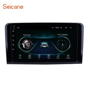 Sistema de navegação de rádio gps automotivo, 9 polegadas, android 10.0, para mercedes benz ml classe w164 2005-2012, câmera de retrovisor