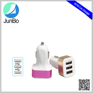 Großhandel China Waren Universal <span class=keywords><strong>3</strong></span> Ports USB Car Charger Adapter 12 V 24 V Zu 5 V <span class=keywords><strong>2</strong></span>.1A 2A 1A für Smartphone - Product Image 2