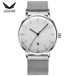 Orologio da Uomo Unico con Vetro Curvo Movimento al Quarzo Giapponese Miyota Quadrante Vuoto e Calendario Perpetuo - Product Image 3