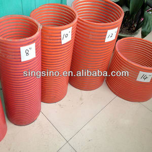 Hot sale flexible pvc spiral reinforced corrugated pvc suction hose Large Diameter PVC Suction Pipe