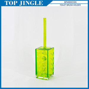 อุปกรณ์ห้องน้ำรูปทรงสี่เหลี่ยมผืนผ้าสีสันสดใสดีไซน์ลายจุดทำจากพลาสติก - Product Image 2