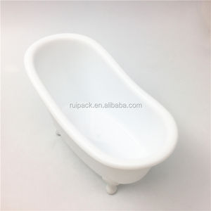 Mini récipient mignon de <span class=keywords><strong>baignoire</strong></span> en plastique pour le paquet cosmétique - Product Image 3