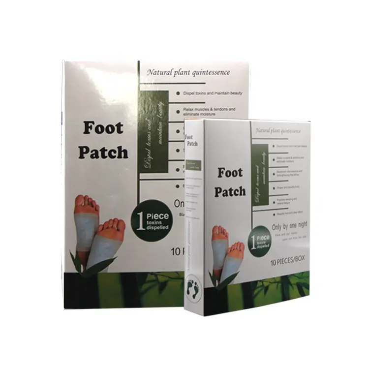 Vendita calda 50 pezzi detergente Detox Foot Kinoki Pads Cleanse & Energize Your Body Relax Patch