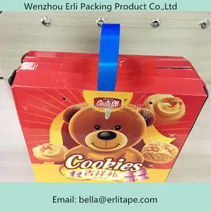 Personnalisé poignée de transport pour cookie boîte au lieu d'utiliser le sac en plastique