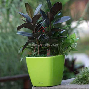 Vaso da Interno Quadrato in Plastica Lucida <span class=keywords><strong>per</strong></span> <span class=keywords><strong>Rose</strong></span>, Piante e Alberi, <span class=keywords><strong>per</strong></span> Ufficio, Hotel e Soggiorno - Product Image 3