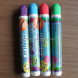 Marcatore per Bingo all'ingrosso piccolo pennino da 10mm Dabber Bingo <span class=keywords><strong>giochi</strong></span> applicatore in spugna pennarello per scarabocchi Marqueur Bingo - Product Image 5
