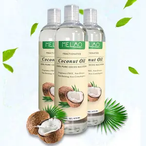 MELAO 100% Organic น้ำมันมะพร้าวสำหรับ Skin Care 473 ml ขายส่ง