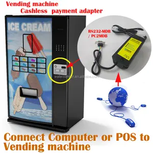 Pequena Máquina De Venda Automática de pagamento eletrônico adaptador/PC computador para vending machine / PC2MDB / RS232-MDB