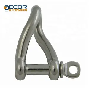 Shackle de aço inoxidável tipo europeu d