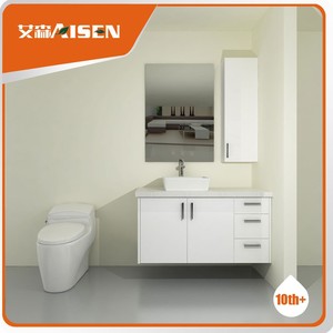 Entièrement en acier inoxydable garni salle de bains vanité armoire supérieure - Product Image 1