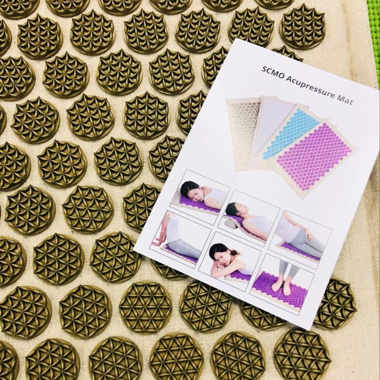Шведский акупунктурный коврик для облегчения боли в спине и шее и шведская акупунктурная подушка в комплекте высокого качества