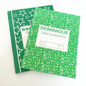 Wholesale Office Stationary 72 Sheet Notebooks Exercise Book for Students With Calendar