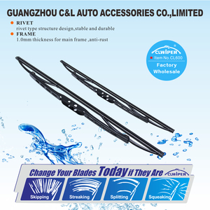 El Mejor Precio de marco de metal anti-oxidación limpiaparabrisas marco parabrisas adecuado para todo el tiempo - Product Image 3