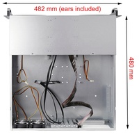 Chasis de Servidor de Montaje en Rack Industrial para PC, Carcasa de 3U