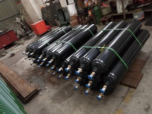 Bouteille de gaz industrielle sans soudure en acier de <span class=keywords><strong>40</strong></span> litres haute pression vide pour oxygène ou CO2 - Product Image 5