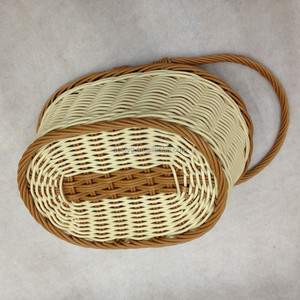 Nueva 4 Willow cesta de picnic para 4 personas vajilla ratán mimbre cesta de picnic con tapa cajas de fruta y verduras - Product Image 1