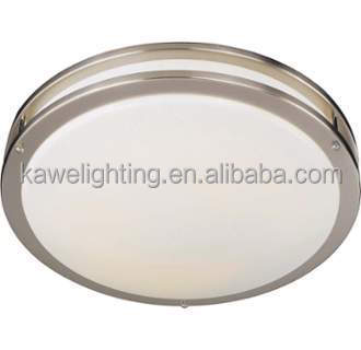 Шлифованный никелевый дозатор-1 свет 16 "Ширина флуоресцентный заподлицо потолочный светильник UL лаборатории тестирования электроприборов, США (ETL CE по ограничению на использование опасных материалов в производстве