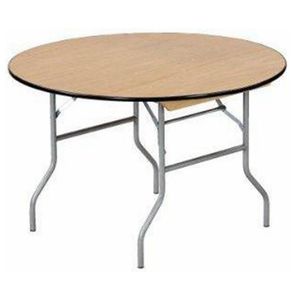 الخشب الرقائقي طاولة مستديرة حافة عن طريق طي للولائم - Product Image 4