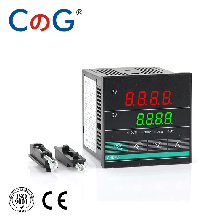 CG CHB702 PID مؤشر درجة الحرارة الرقمية تحكم 72*72 مللي متر الميكانيكية التتابع أو SSR