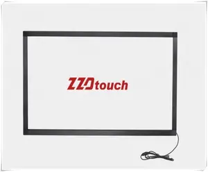 ZZDtouch IR çerçeve 55 inç çoklu dokunmatik ekran kiti kızılötesi dokunmatik çerçeve 10 ''-300'' ir paneli ir dokunmatik ekran çerçevesi için monitör