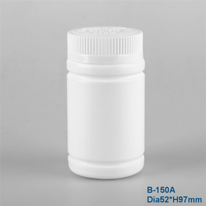 Vòng hình dạng loạt hdpe y học màu trắng <span class=keywords><strong>container</strong></span> nhựa <span class=keywords><strong>pill</strong></span> chai bao bì slim fit <span class=keywords><strong>pill</strong></span> với crc cap - Product Image 2