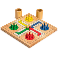 Vente en gros Nouveau design Différents types de jeux de Ludo en bois à imprimer pour les fêtes et l'extérieur
