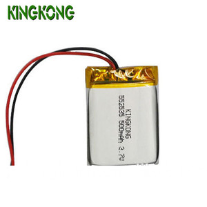 <span class=keywords><strong>500mah</strong></span> 3.7V PL552535 נטענת Lipo סוללה עבור כוח בנק gps מחשב - Product Image 1