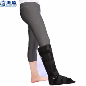 Ayarlanabilir ortopedik rehabilitasyon ürünleri alüminyum alaşımlı diz ayak bileği ortez brace yürüyüş brace