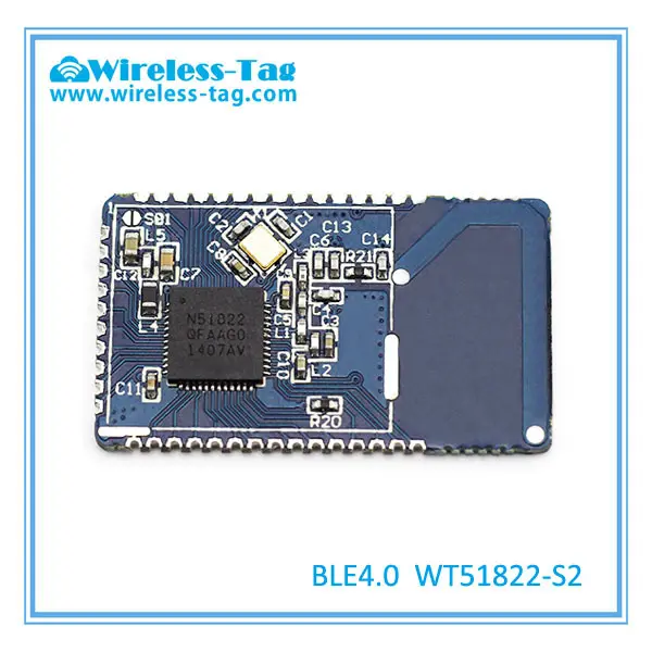 Kablosuz etiket nrf51822 Beacon modülü Nordic BLE MCU BLE modülü WT51822-S2 iot çözümleri ve yazılımı için PCB anten ile