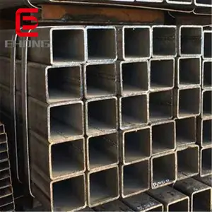 S355/Q355B Hot rolled ERW square rectangular steel pipes price black carbon steel tube