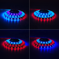 Couleur magique WS2818 IC RVB SMD 5050 300 LED s chasse rêve LED bande
