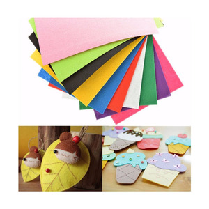 Tessuto in feltro non tessuto 100% poliestere all'ingrosso, morbido, fatto a mano, colorato per artigianato, arte, forniture per bambini, ufficio e scuola - Product Image 3