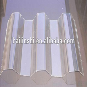 <span class=keywords><strong>Lexan</strong></span> <span class=keywords><strong>Polycarbonate</strong></span> <span class=keywords><strong>Transparent</strong></span> Trapézoïdal De Feuille De Toiture - Product Image 1
