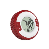 Chronomètre d'alarme numérique J&R, minuteur de cuisine rond unique pour le marché des marques de pneus, cadeau promotionnel