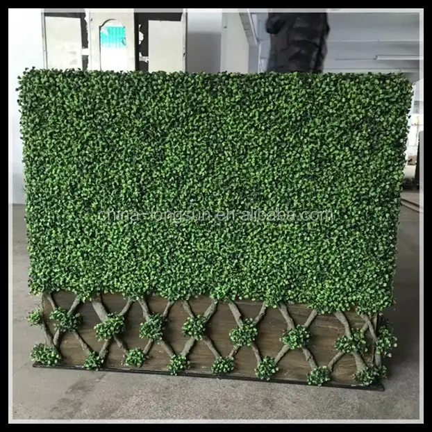 Plantes 50*50 cm Artificielle Haies de Buis En Plastique En Plein Air Clôture Décoration De Jardin Clôture Écran Plus Verte