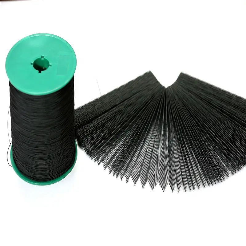 Pull cord/ string / thread to support pleated/plisse insect screening