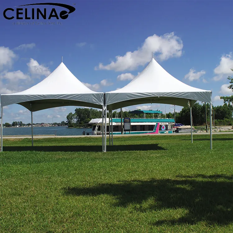 15ft width clean window side wall strech tent wedding party pinnacle canopy tent