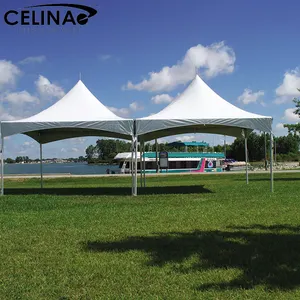 White sidewall clean window 15 'x 15' set completo tenda pinnacle tendone per eventi