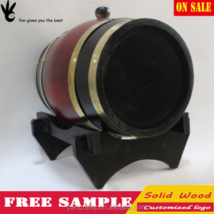 Barril de madera de madera del <span class=keywords><strong>grano</strong></span> de café envasado barril pintura a <span class=keywords><strong>pistola</strong></span> barril de vino - Product Image 5