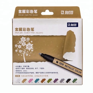 Bview Art Meilleures ventes 10 couleurs Stylos marqueurs métalliques STA pour le bricolage - Product Image 6